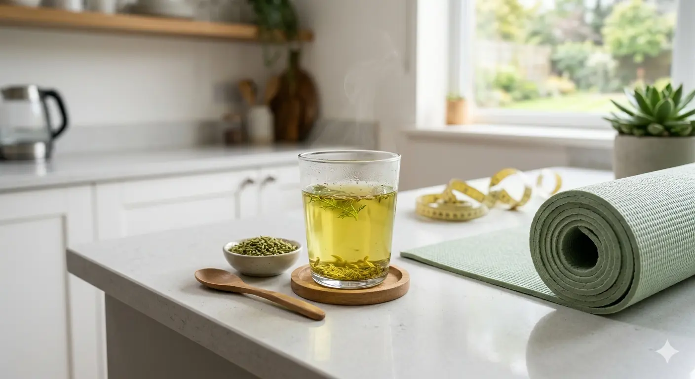 Saunf ka pani for weight loss and yoga mat