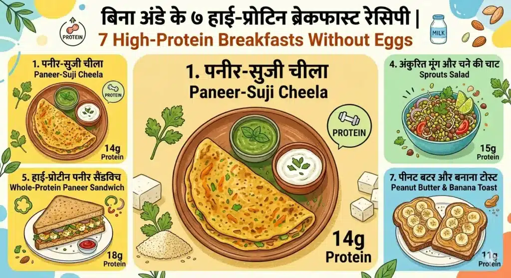 हाई-प्रोटिन ब्रेकफास्ट