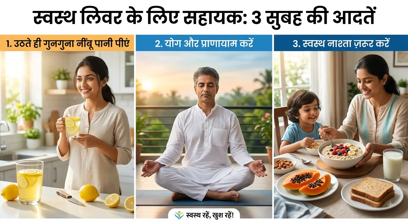 Swasth Liver Ke Liye Sahayak 3 Subah Ki Aadten